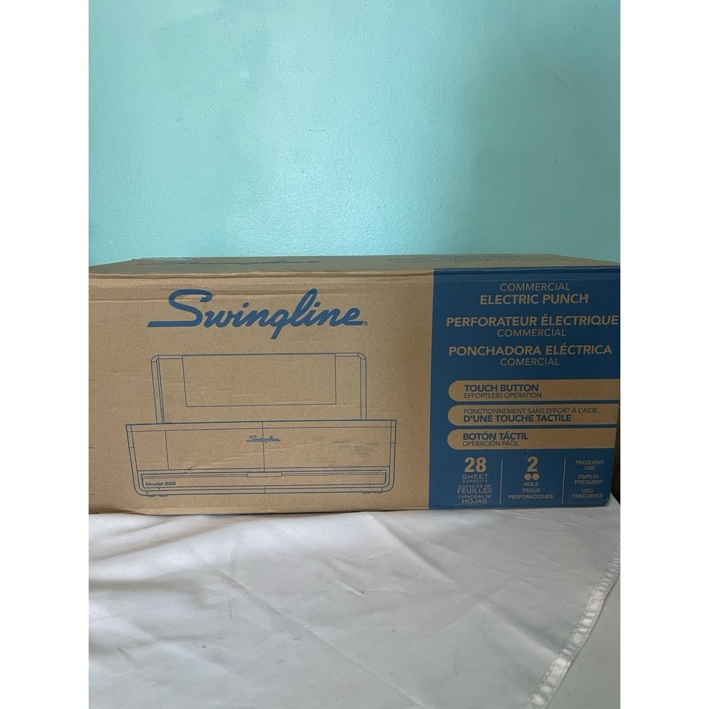 Swingline Electric Hole Puncher 3 Hole, 28 Sheet Capacity Three Hole Punch 74535